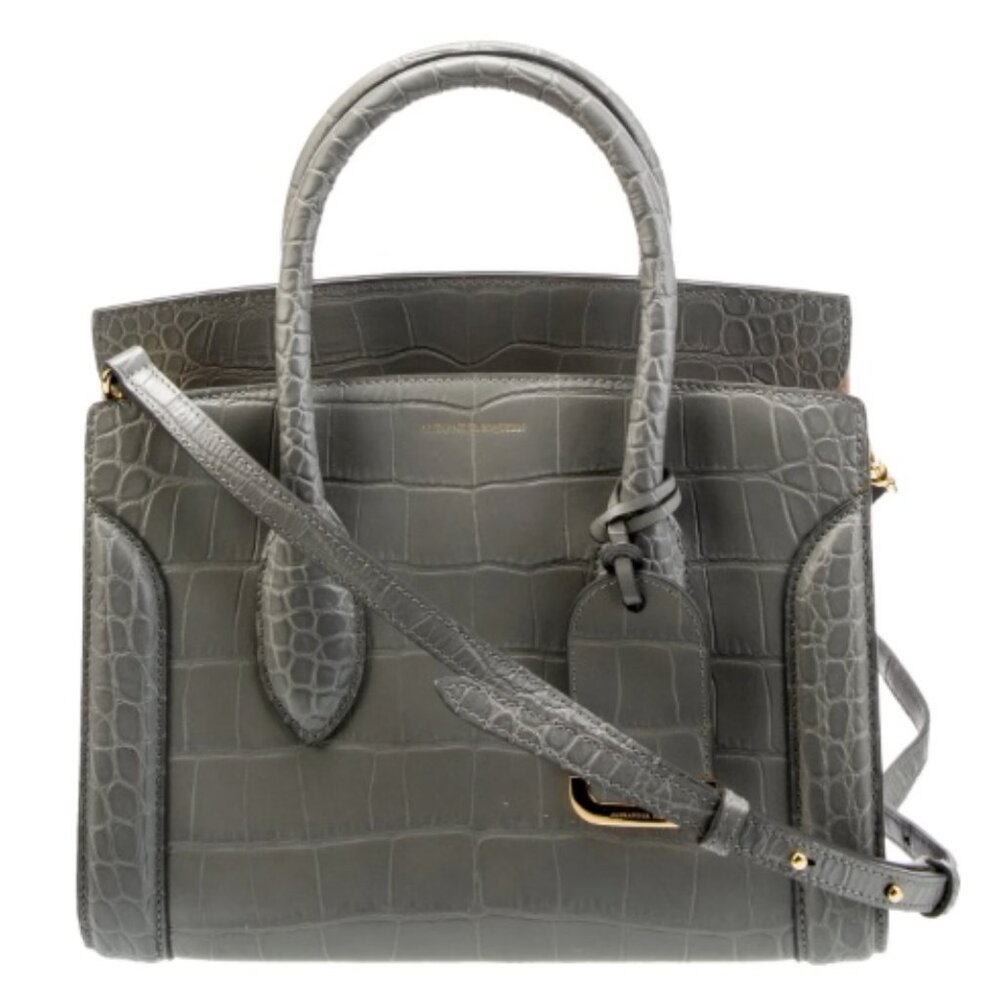 Alexander McQueen Gray Heroine Shopper 30